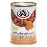Canned beans with mushroom